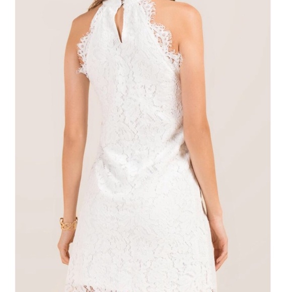 Alya Sleeveless Lace High Neck Dress Medium - Picture 3 of 11